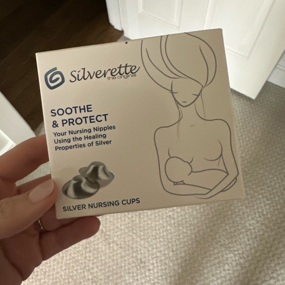 Silverette Silver Nursing Cups